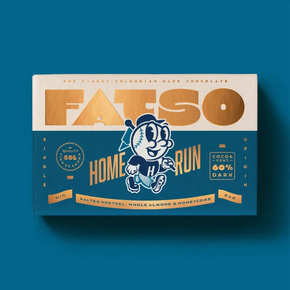 Home Run 60% Dark Chocolate Bar - Salted Pretzel, Whole Almond & Honeycomb