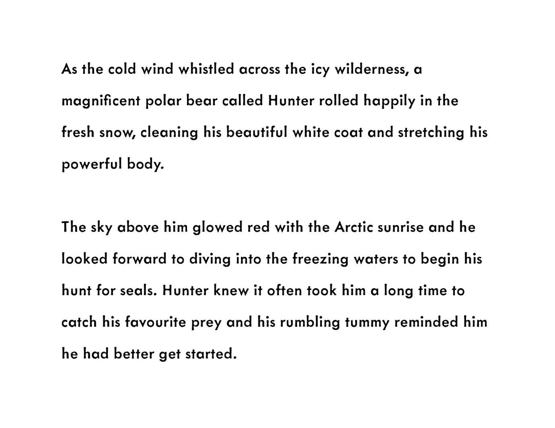 Hunter's Icy Adventure - Eco Children's Book