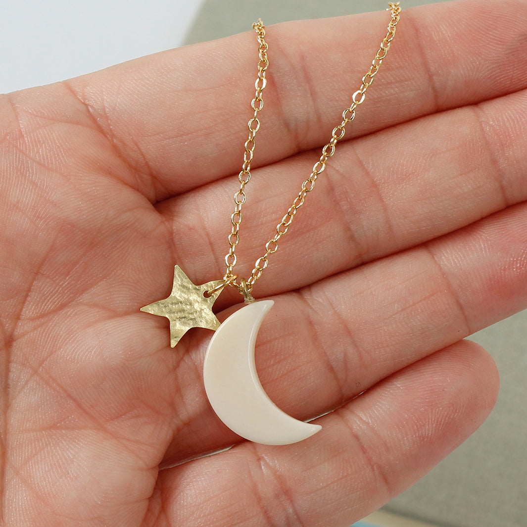 Luna Moon & Star Pendant