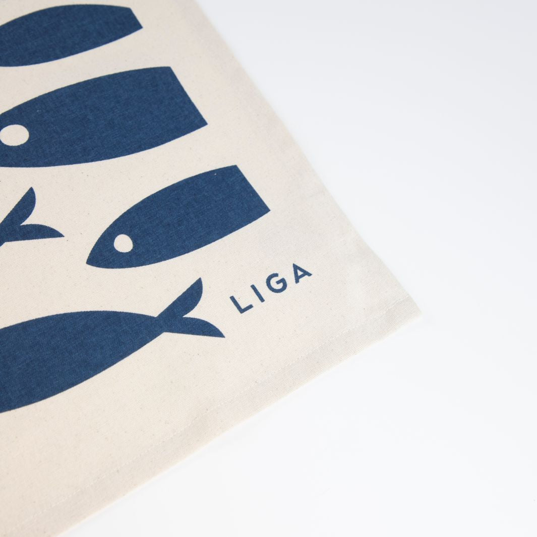 Organic Tea Towel | Fish