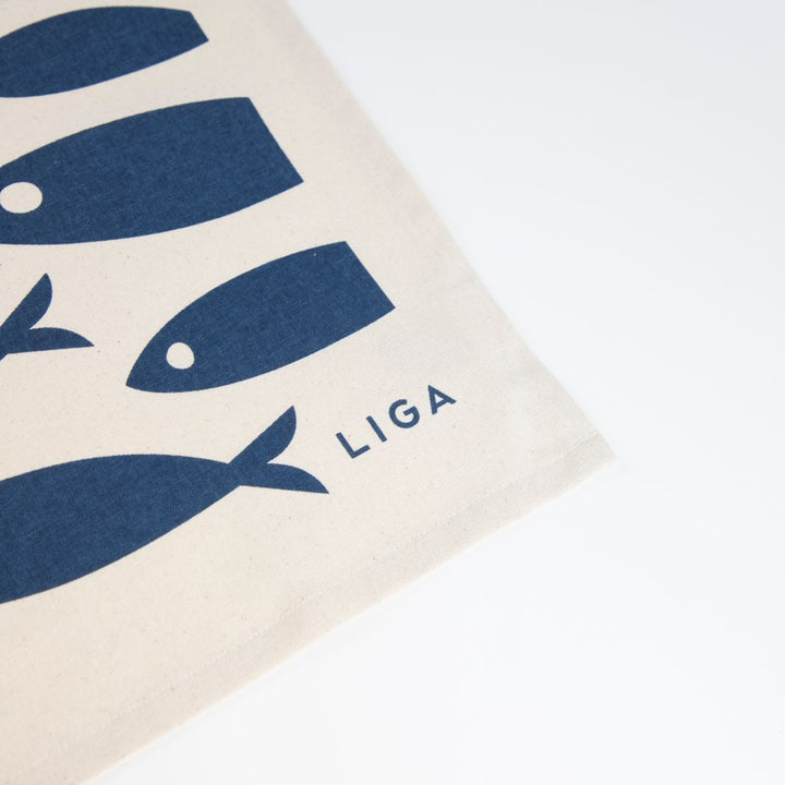 Organic Tea Towel | Fish
