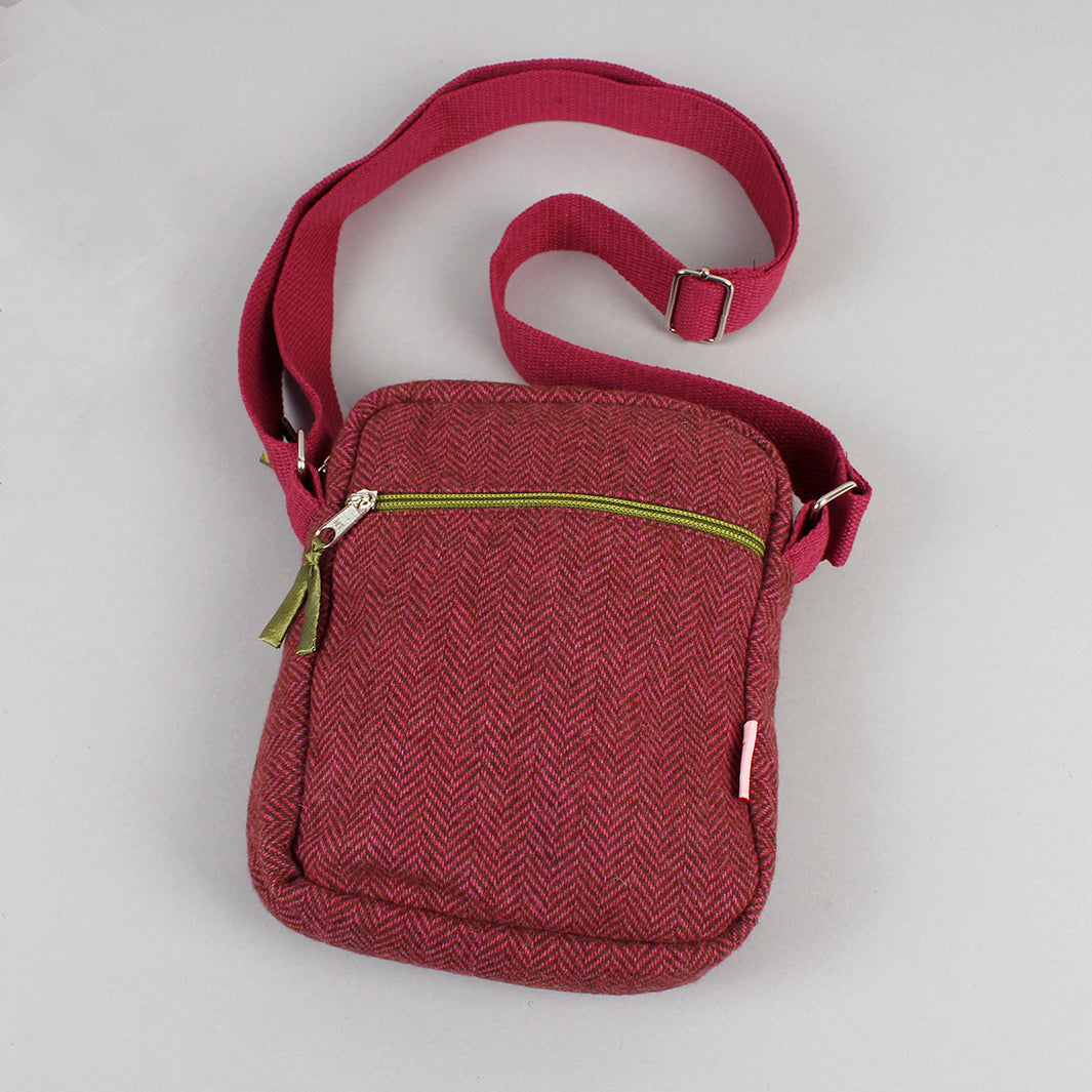 Herringbone Cross Body Bag