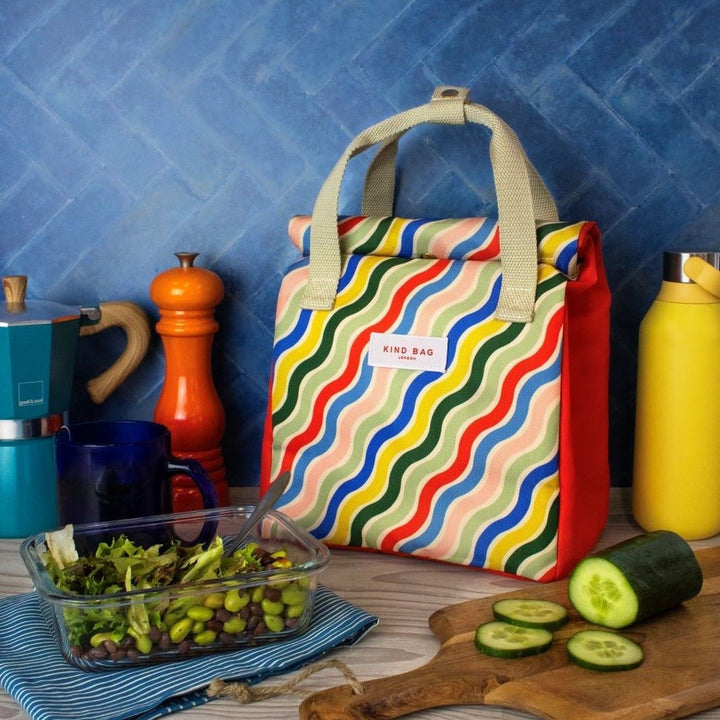 Lunch Bag - Rainbow Waves