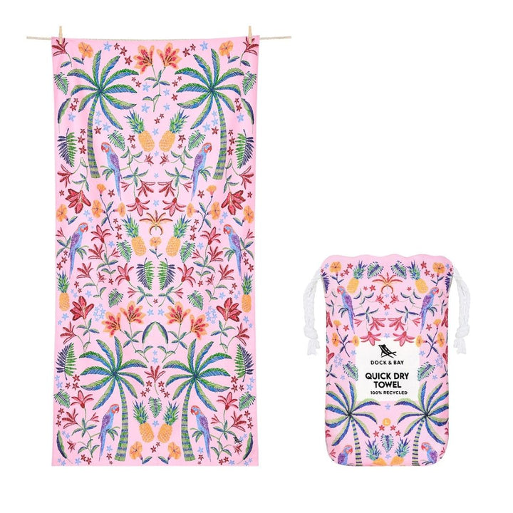 Quick Dry Beach Towel – Pink Paradise