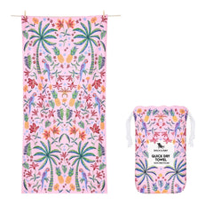 Quick Dry Beach Towel – Pink Paradise
