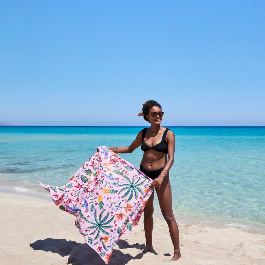 Quick Dry Beach Towel – Pink Paradise