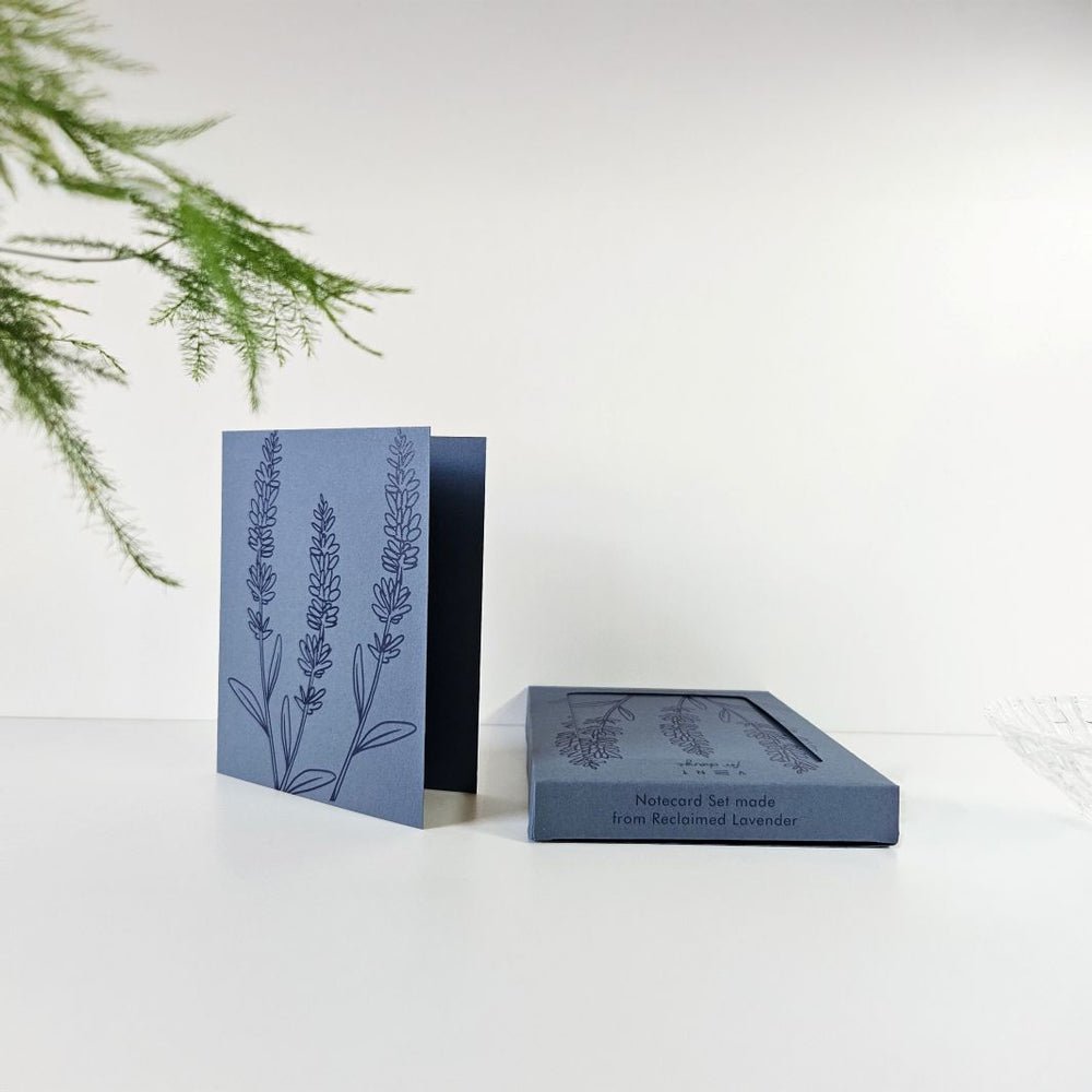 Recycled Lavender A6 Notecards - Set of 10