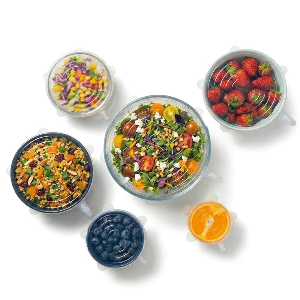 Reusable Silicone Stretch Lids – Set of 6