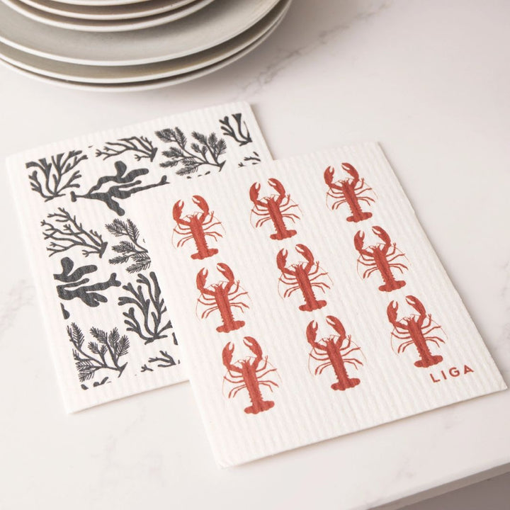 Eco Dishcloths | Lobster & Seaweed
