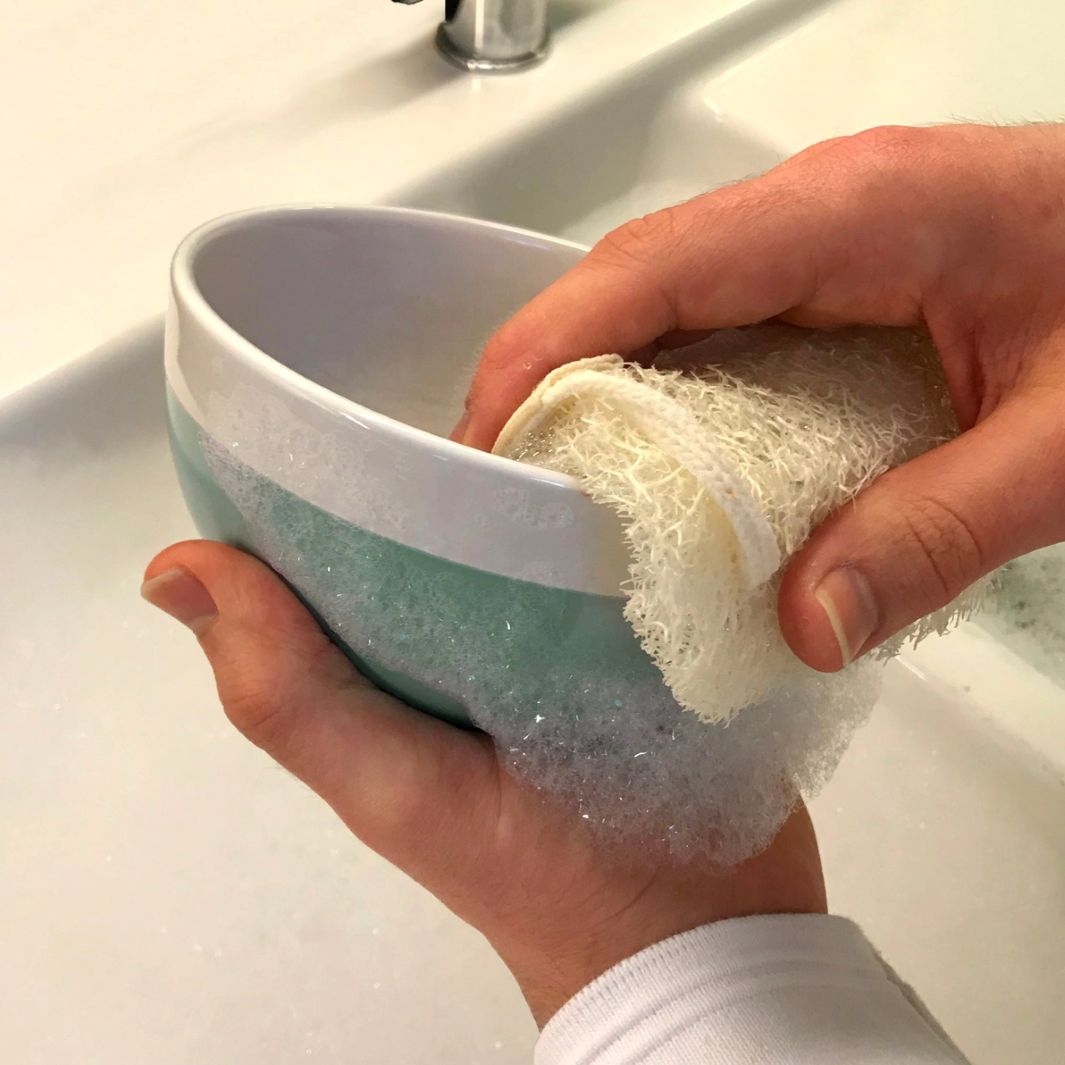 LoofCo Mini Compostable Washing-Up Pads – Pack of 2
