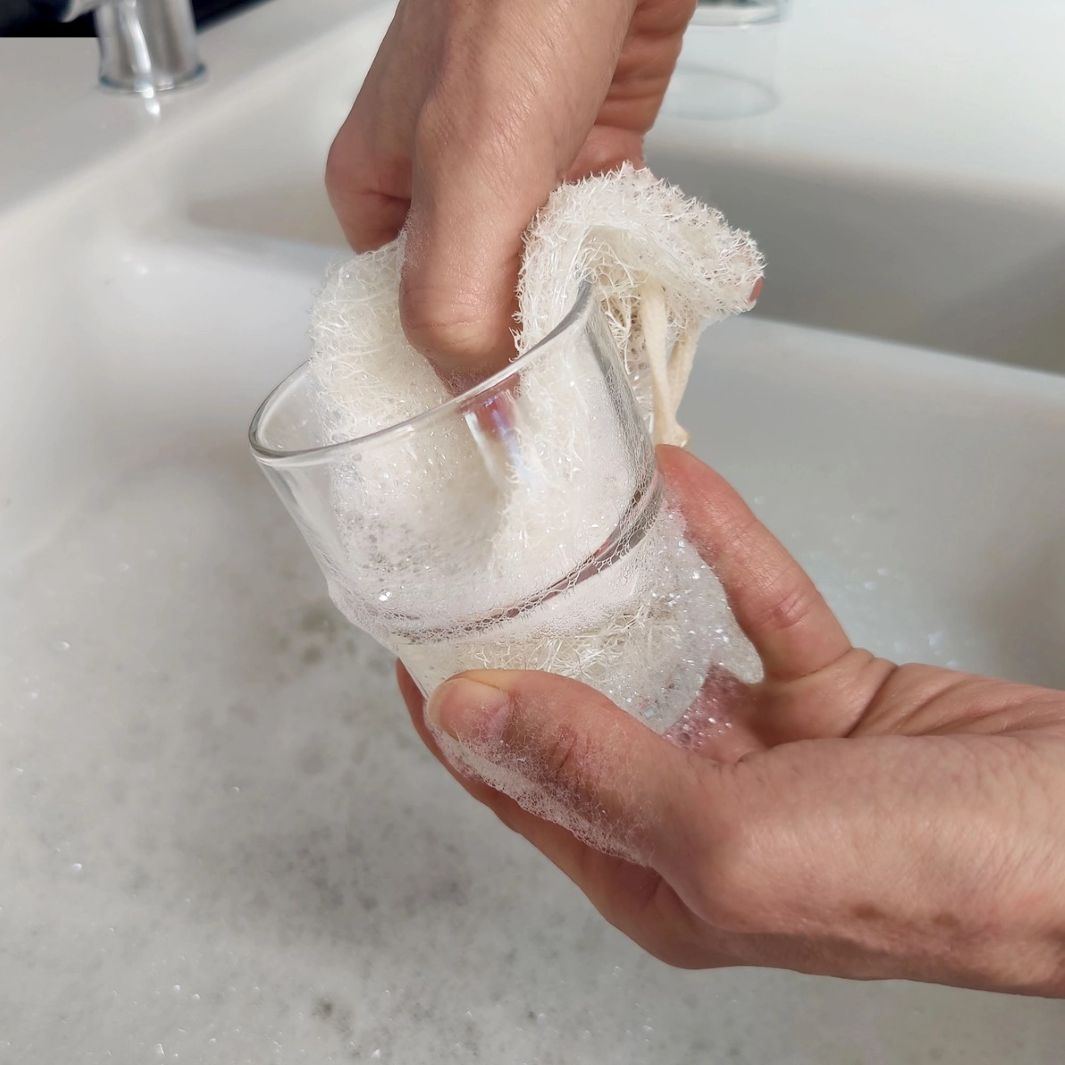 LoofCo Slim Compostable Washing-Up Pads – Pack of 4