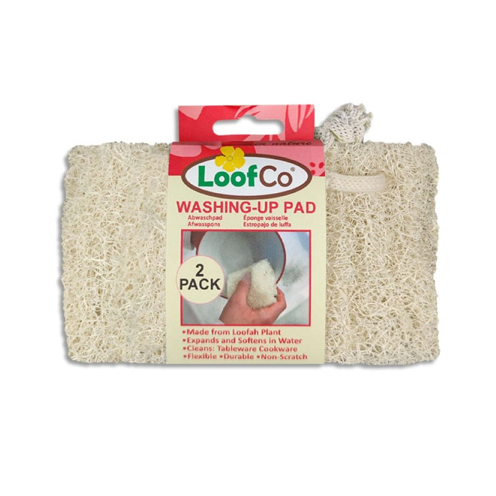 LoofCo Compostable Washing-Up Pads – Pack of 2