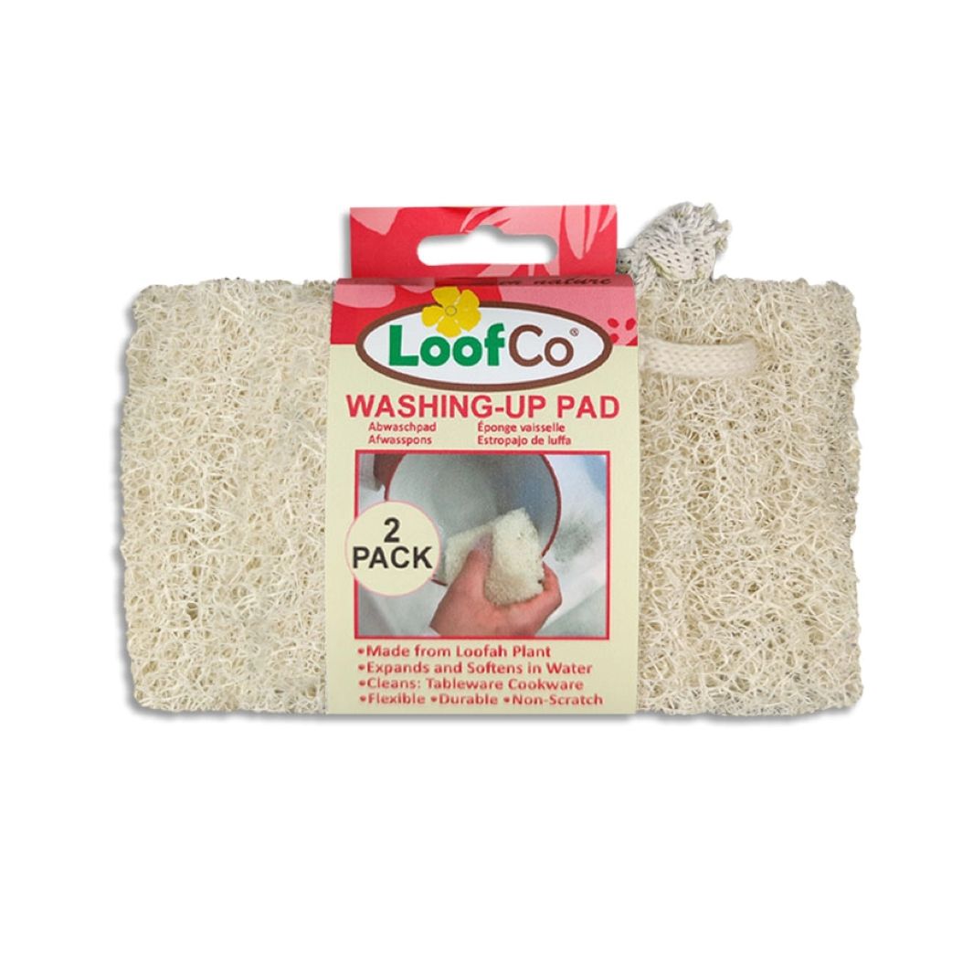 LoofCo Compostable Washing-Up Pads – Pack of 2