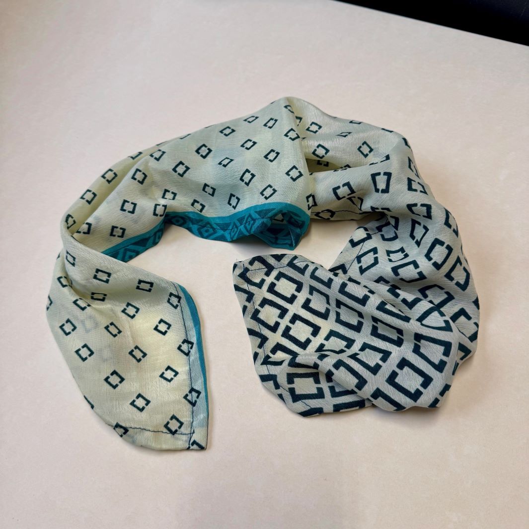 Mohini Upcycled Sari Fabric Square Head/Neck Scarf