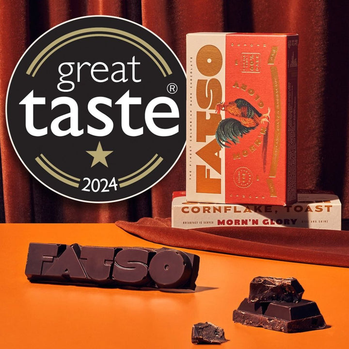 Morn'n Glory 60% Dark Chocolate Bar - Cornflake, Toast & Marmalade