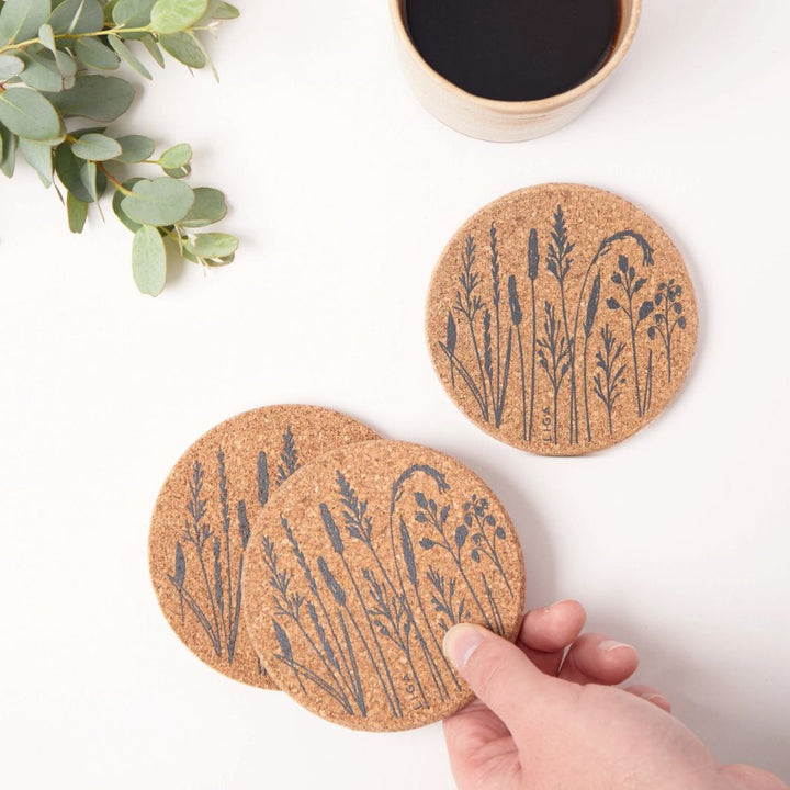 Cork Coaster | Native Grasses