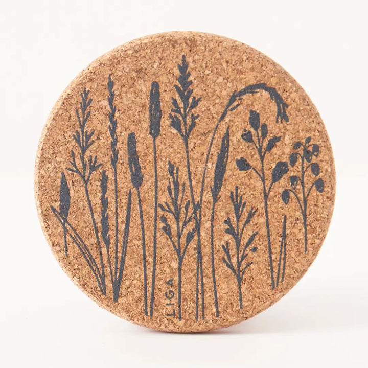 Cork Coaster | Native Grasses