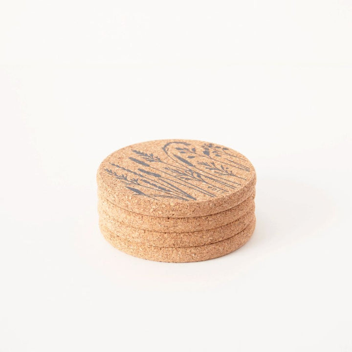 Cork Coaster | Native Grasses
