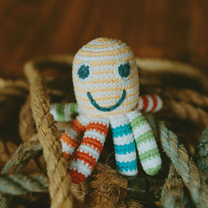 Crochet Octopus Rattle
