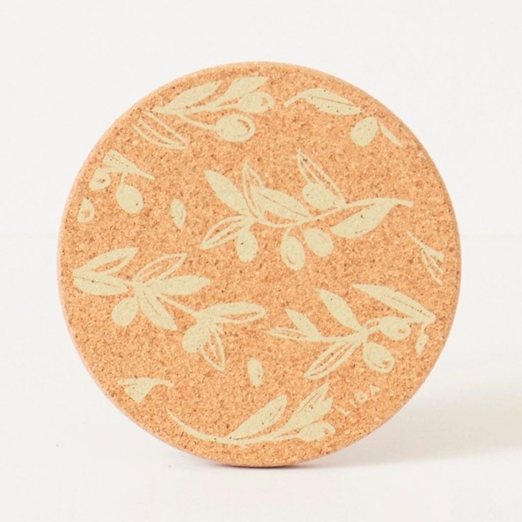 Cork Coaster | Olive & Pip - Green