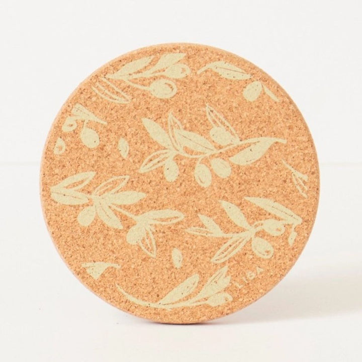 Cork Coaster | Olive & Pip - Green