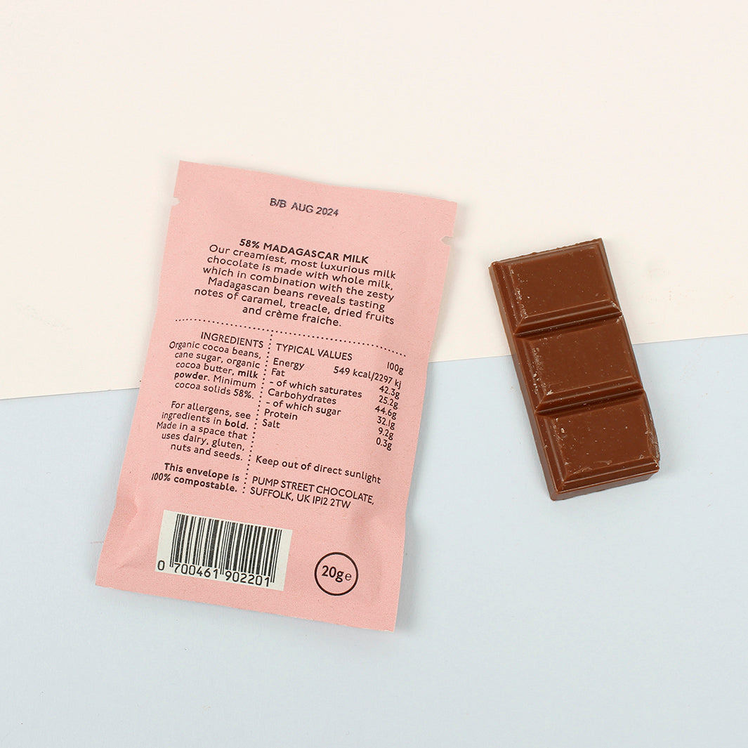 Madagascar Milk 58% Chocolate Bar