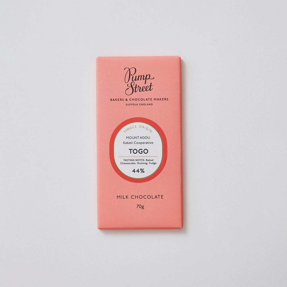 Togo 44% Swiss Milk Chocolate Bar