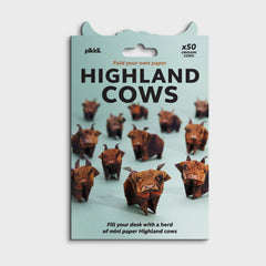 Paper Highland Cows