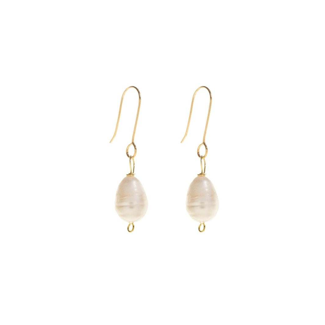 Large Pearl Drop Earrings