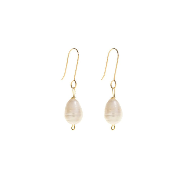 Large Pearl Drop Earrings