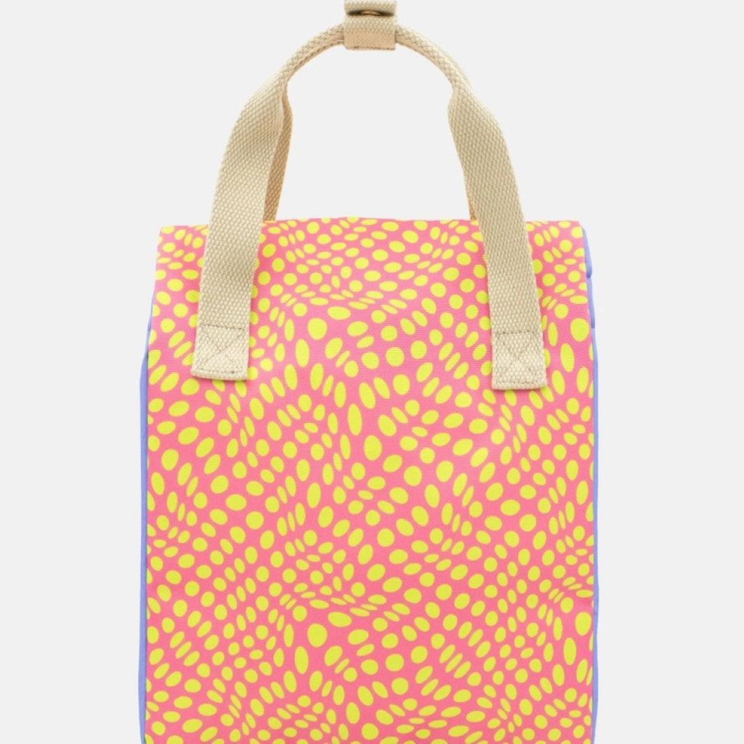 Lunch Bag - Twisted Polka Pink & Yellow