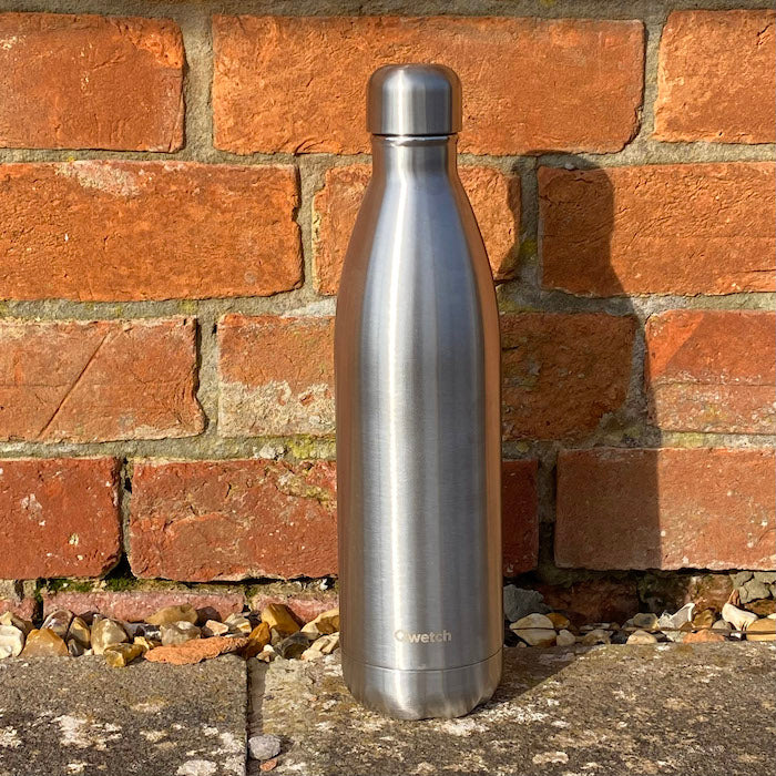 *NQP* Insulated Stainless Steel Bottle - Brushed Steel - 750ml