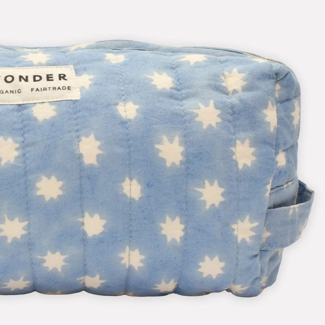 Quilted Wash Bag - Cosmic Sky