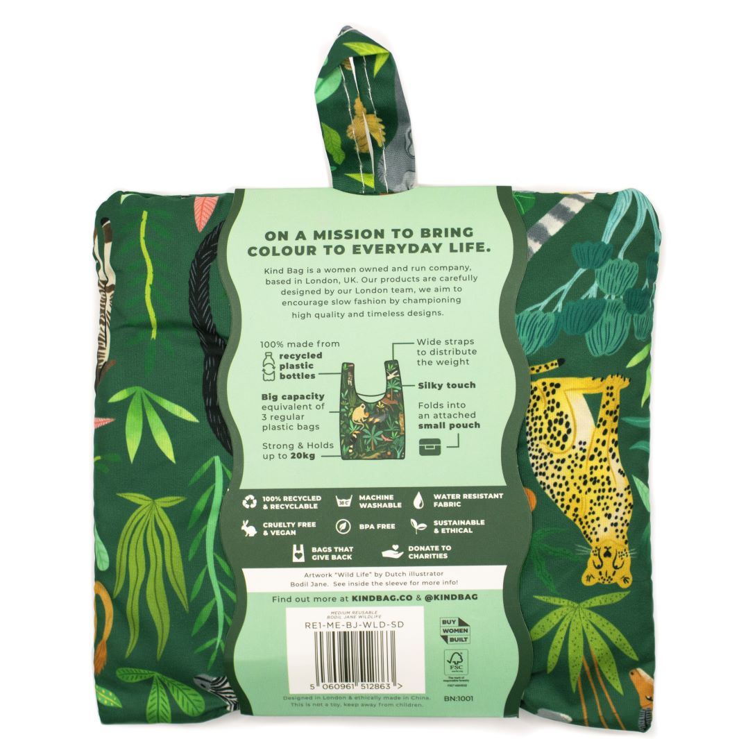 Bodil Jane Wildlife Reusable Bag