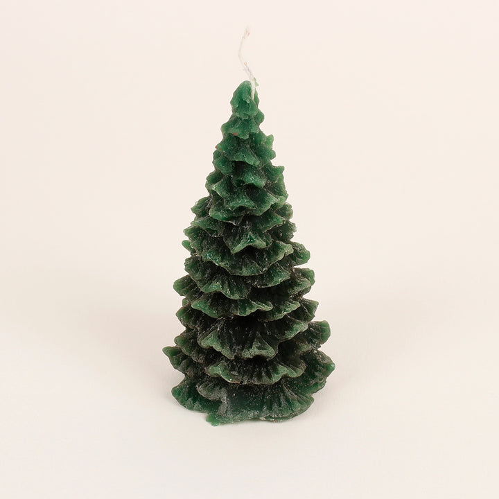 Nordic Spruce & Holly Christmas Tree Candle