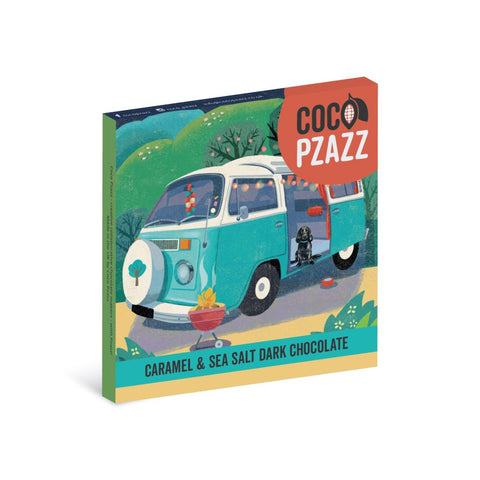 Rocket 68 Caramel & Sea Salt Dark Chocolate Bar
