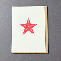 Red Star Notecard