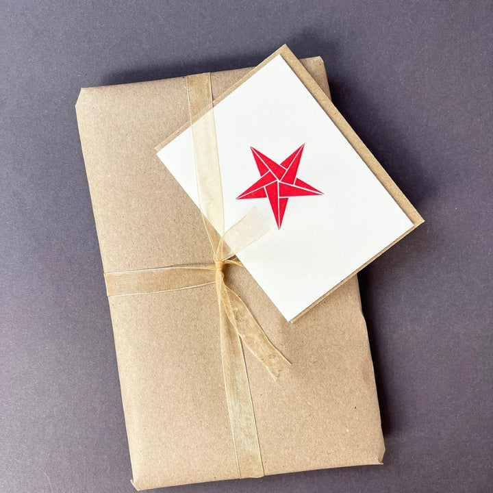 Red Star Notecard