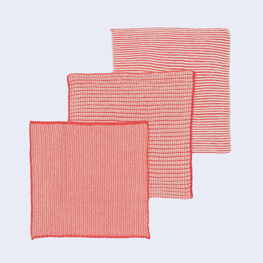 Textured Dishcloths - Pack of 3