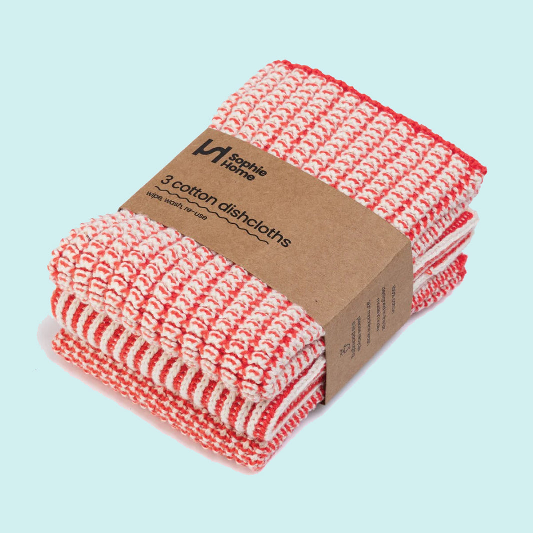 Textured Dishcloths - Pack of 3
