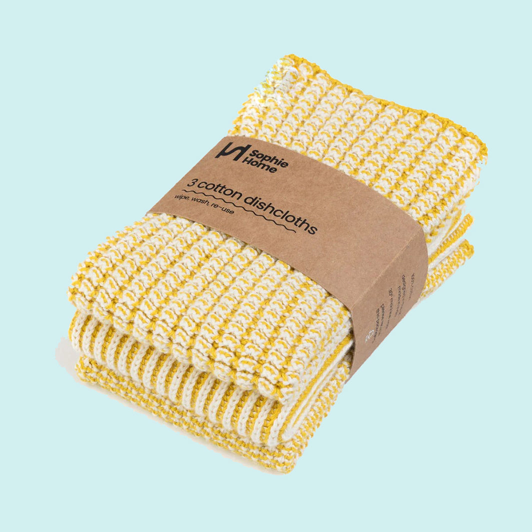 Textured Dishcloths - Pack of 3