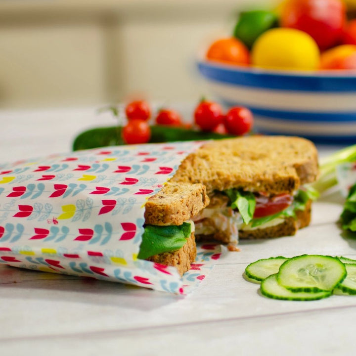 Beeswax Reusable Sandwich Bag - Sardine (Pack of 2)