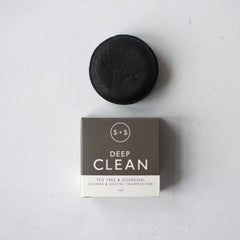 Deep Clean - Charcoal, Tea Tree & Peppermint Shampoo Bar