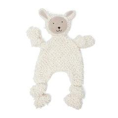 Knitted Sheep Baby Comforter