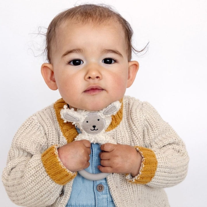Soothing Sheep Teething Rattle