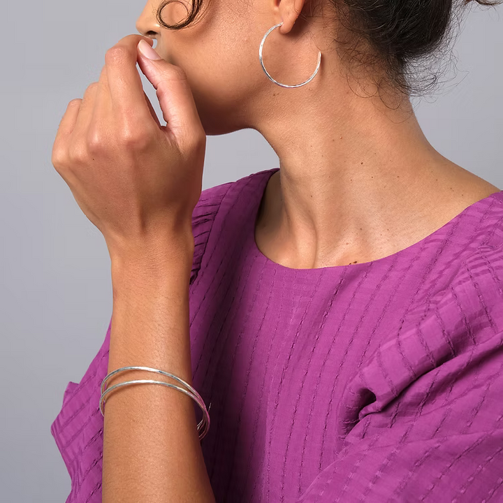 Silver Plated Wrap Bangle