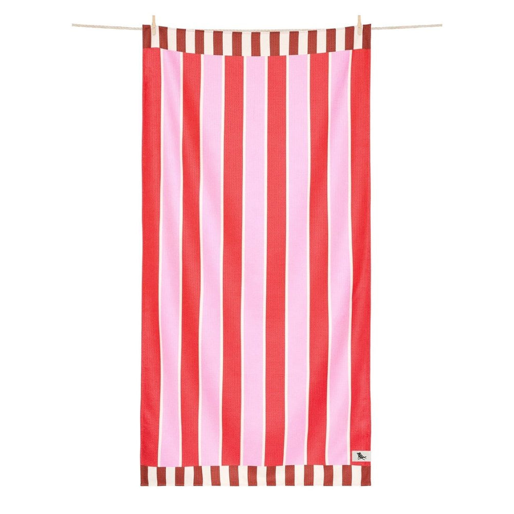 Small Quick Dry Waffle Towel – Cherry Bomb