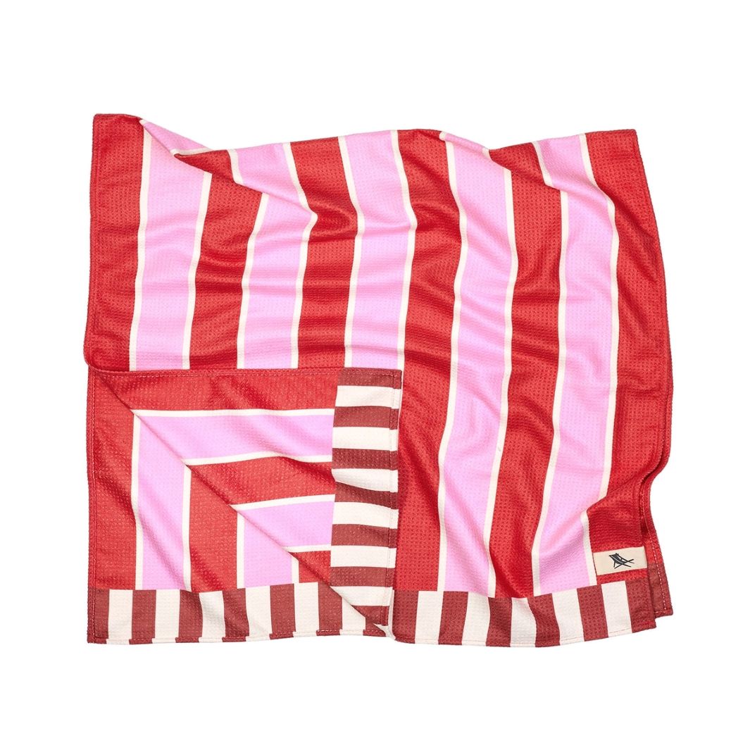 Quick Dry Waffle Towel – Cherry Bomb