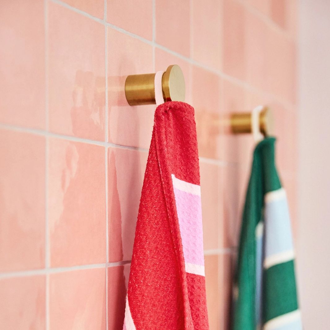 Quick Dry Waffle Towel – Cherry Bomb