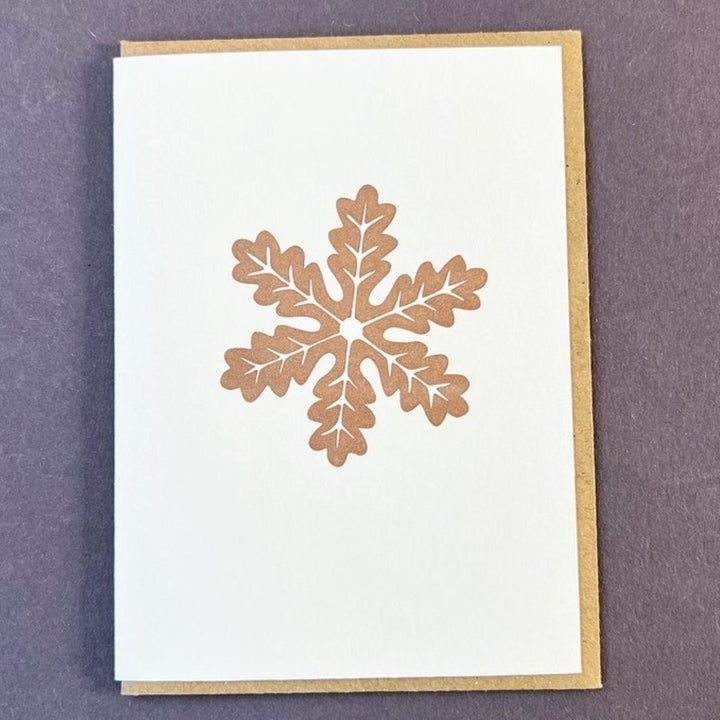Snowflake Notecard